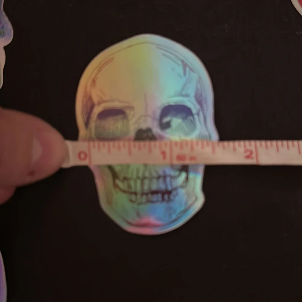 Holographic skull stickers/decals